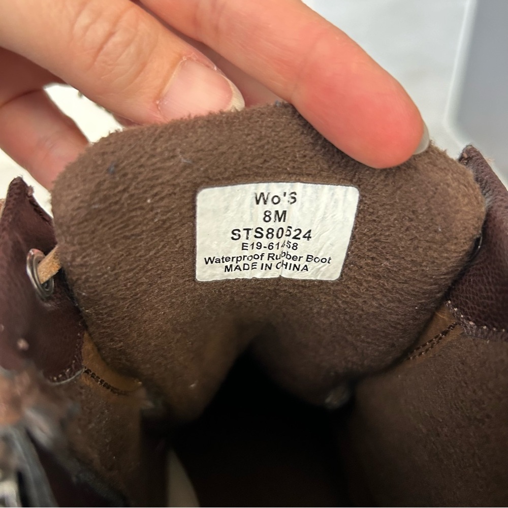 Sperry Waterproof Brown Boots - Picture 4 of 7